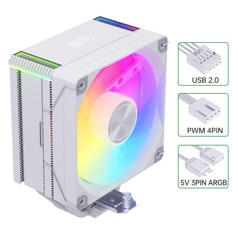 קירור עוצמתי למעבד עם צג דיגיטלי