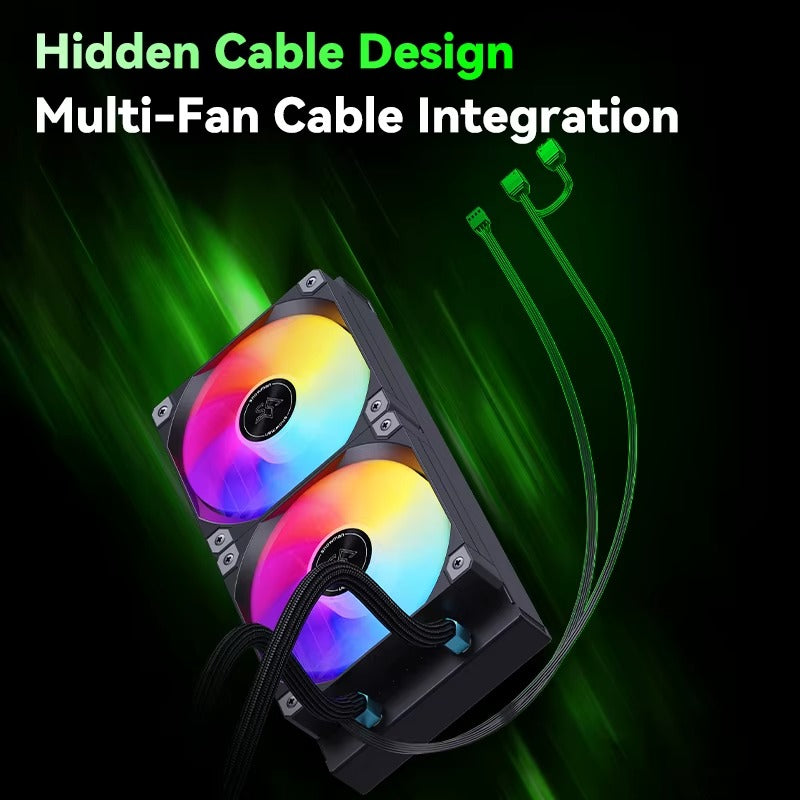 קירור נוזלי למעבד 240mm ARGB עם צג דיגיטלי