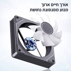 מאוורר מארז ARGB עם מנוע מסגסוגת נחושת SNOWMAN AGONIX